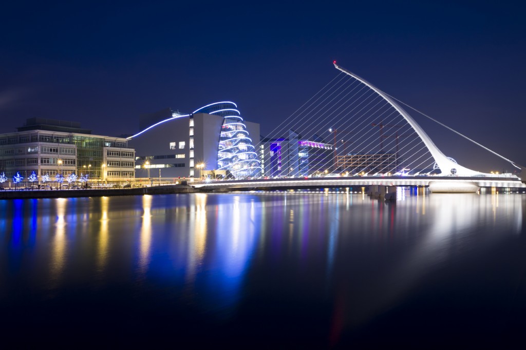 Samuel Beckett Bridge, Dublin, Ireland.