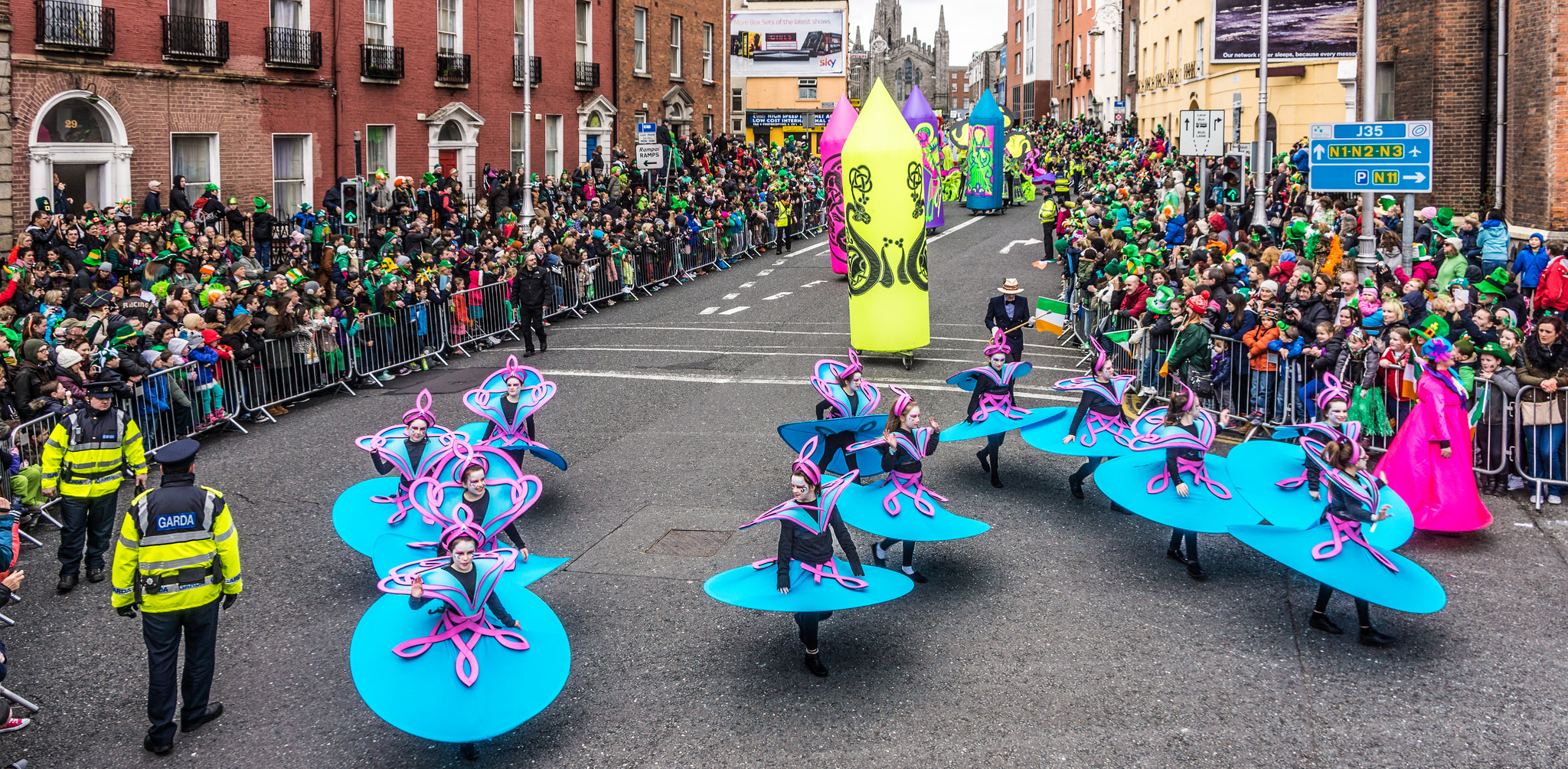 saint patrick défile à Dublin