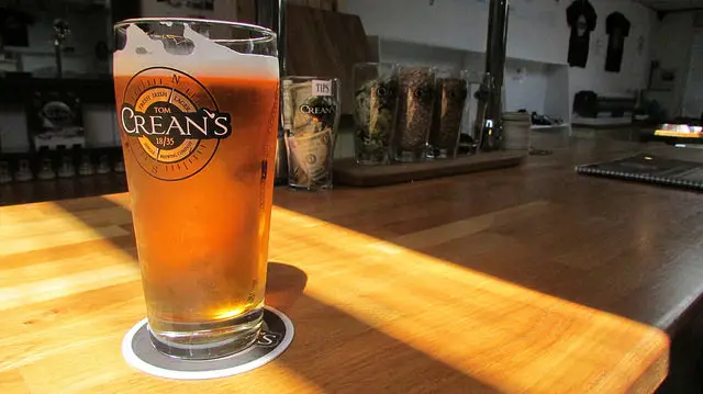 Tom Crean's beer